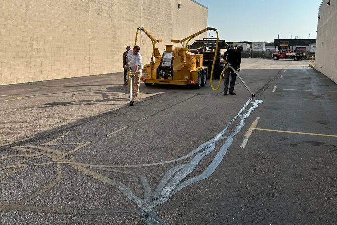 Parking Lot Crack Repair Contractors Troy Mi