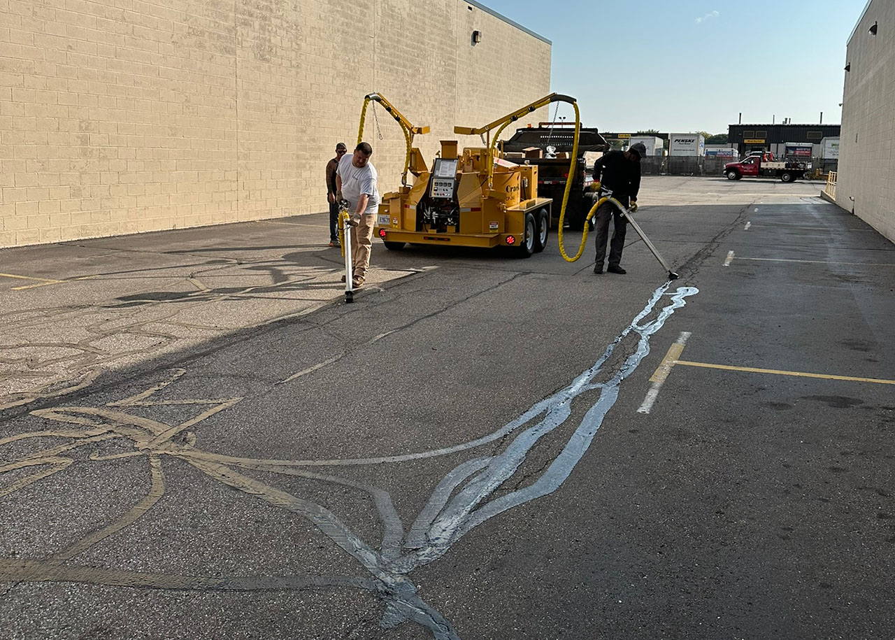 Parking Lot Crack Repair Contractors Troy Mi Parking Lot Crack Repair Contractors Troy Mi